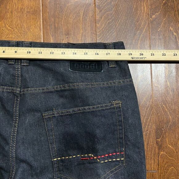 Coogi Australia Vintage Y2K Embroidered Black Denim Jeans Men's Size  38 x 34 - Picture 7 of 10